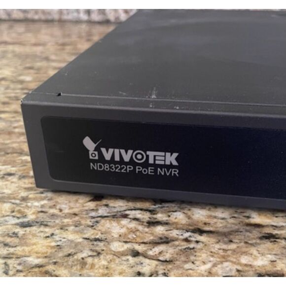 Vivotek ND8322P 8-CH with 8-PoE Ports NVR with Power Cord - Picture 3 of 6